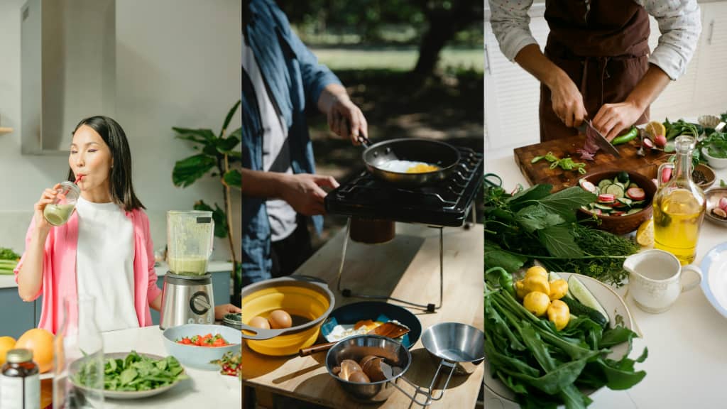 Kitchen, dining room, utilities